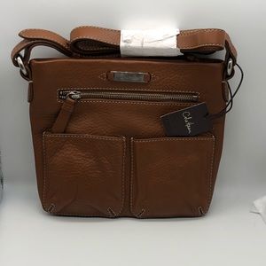 Crossbody leather purse